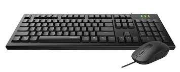 Rapoo - X120PRO Wired Optical Mouse & Keyboard Combo