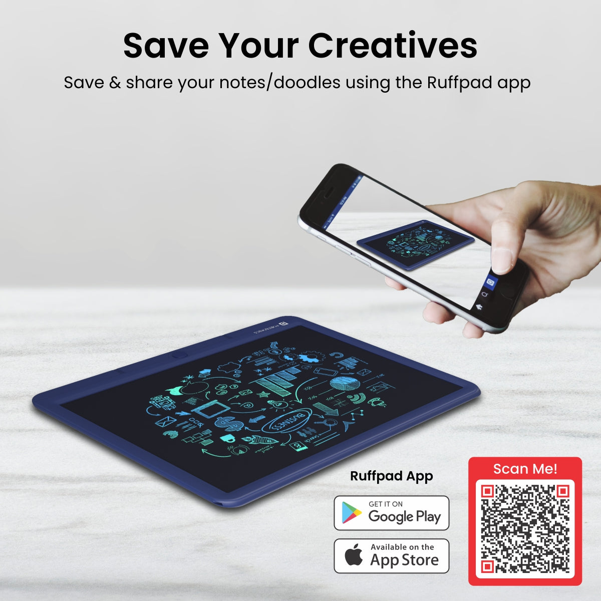 PORTRONICS-Ruffpad 15m LCD Writing Pad