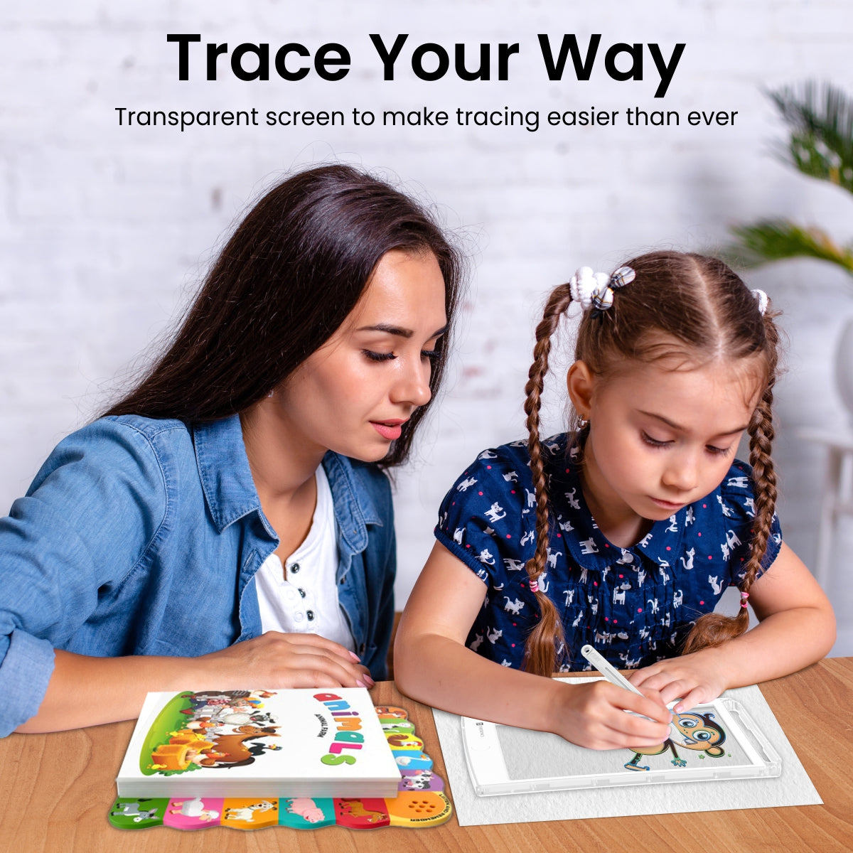 PORTRONICS-Friendly Digital Writing Pad with Transparent Screen