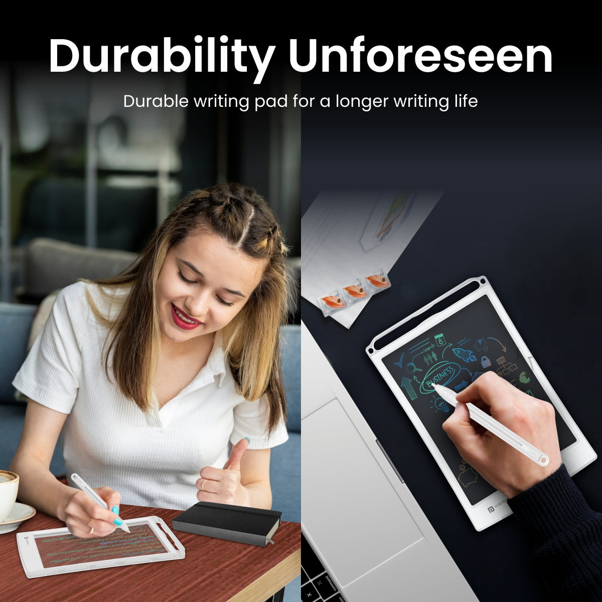 PORTRONICS-Friendly Digital Writing Pad with Transparent Screen