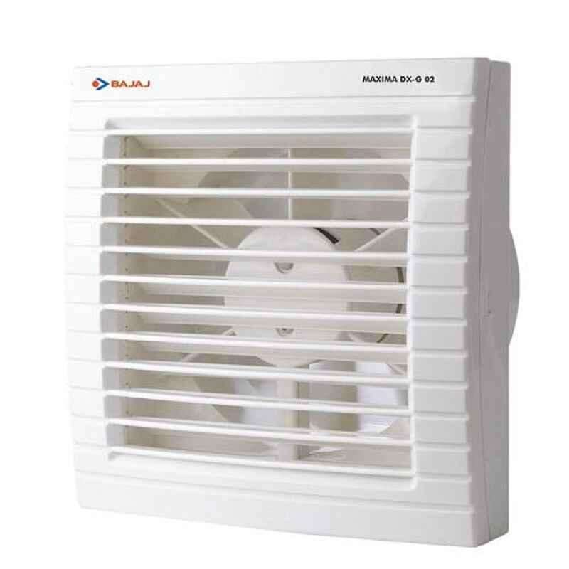 Bajaj Maxima DxI G02 Ivory Domestic Exhaust Fan, 70506, Sweep: 150 mm