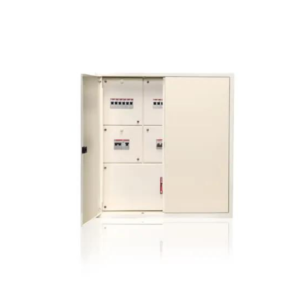 ABB Classic Series Distribution Board 12 Way, 8 + 8 + 36 Module, Double Door - Metal, IP 43 (Ref No.: 1SYN869061R0001)