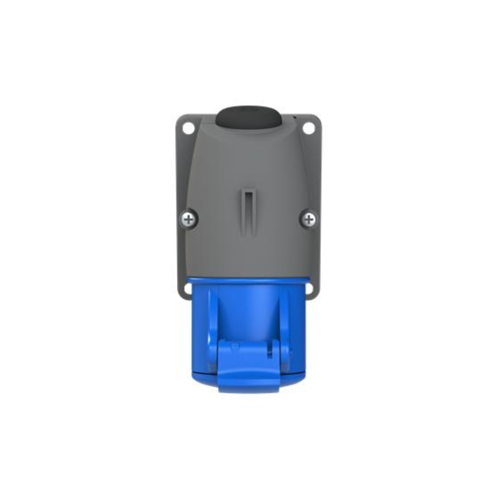 ABB-Surface socket-outlet- 6h- 16A- IP44- 2P+E