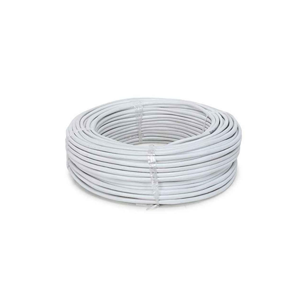 Finolex 90m 3 Plus 1 Core White CCTV Cable, 65913033