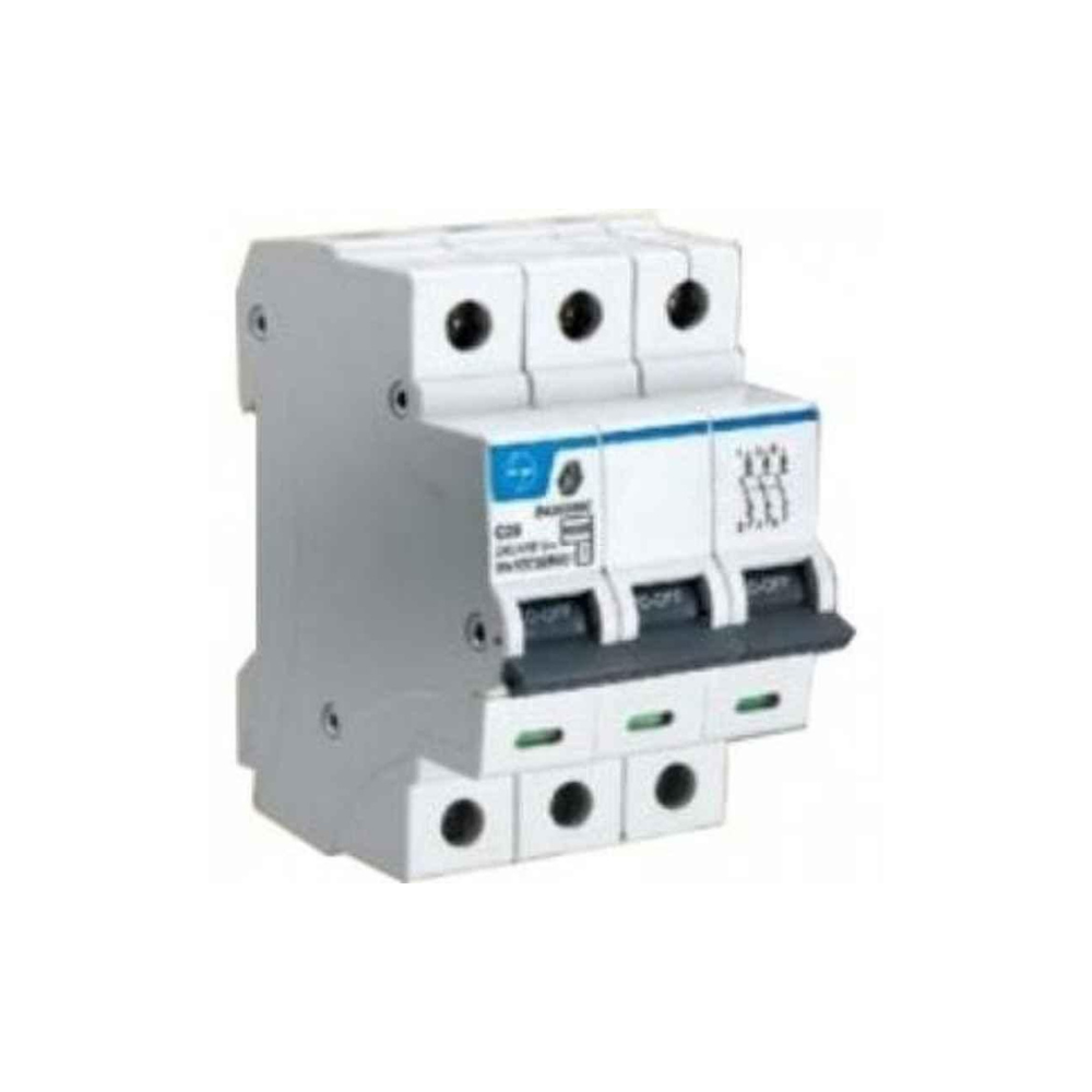 L&T 15kA 25A Three Pole MCB, BB30250D