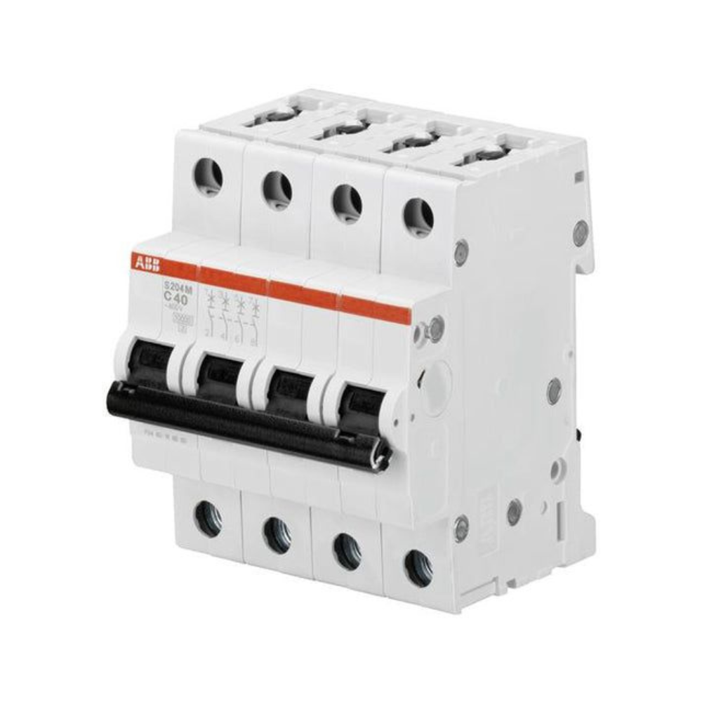 ABB SB204 M-D63 63A 10kA 4 Pole MCB, 1SYS274012R0631