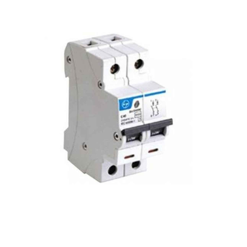 L&T 15kA 50A Double Pole MCB, BB20500D