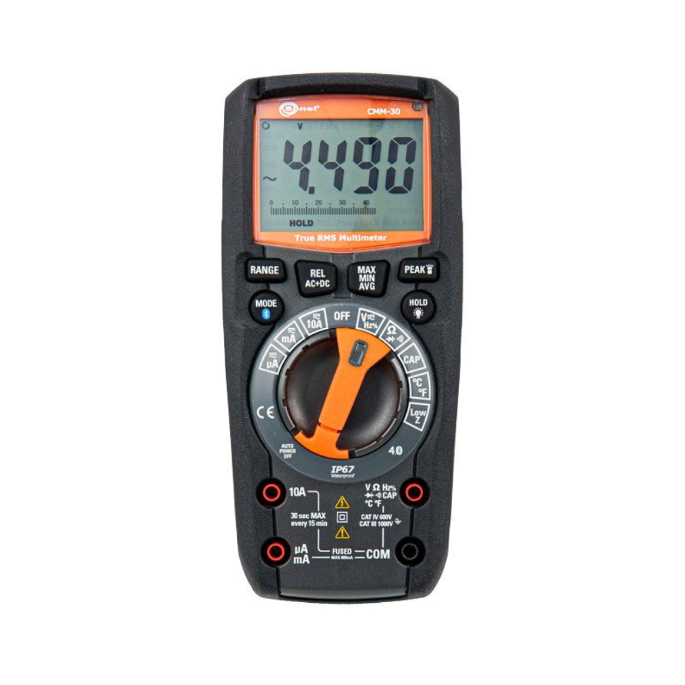 SONEL-Sonel Industrial Multimeter CMM 30 (Balck- Plastic)