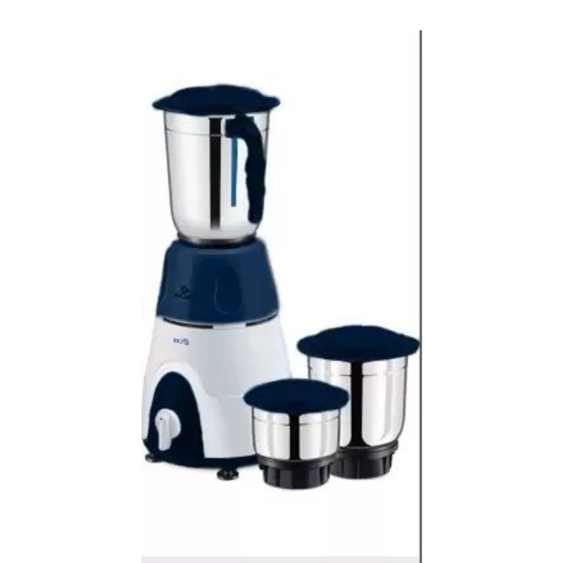 Bajaj GX3 DLX 500 Watts Mixer Grinder with 3 Jar Dark Blue 410551