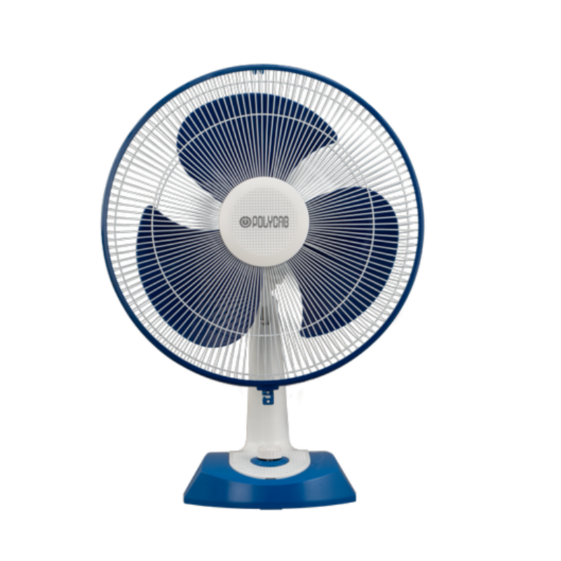 Polycab Aery 400MM 2100 rpm Table Fan(Blue)