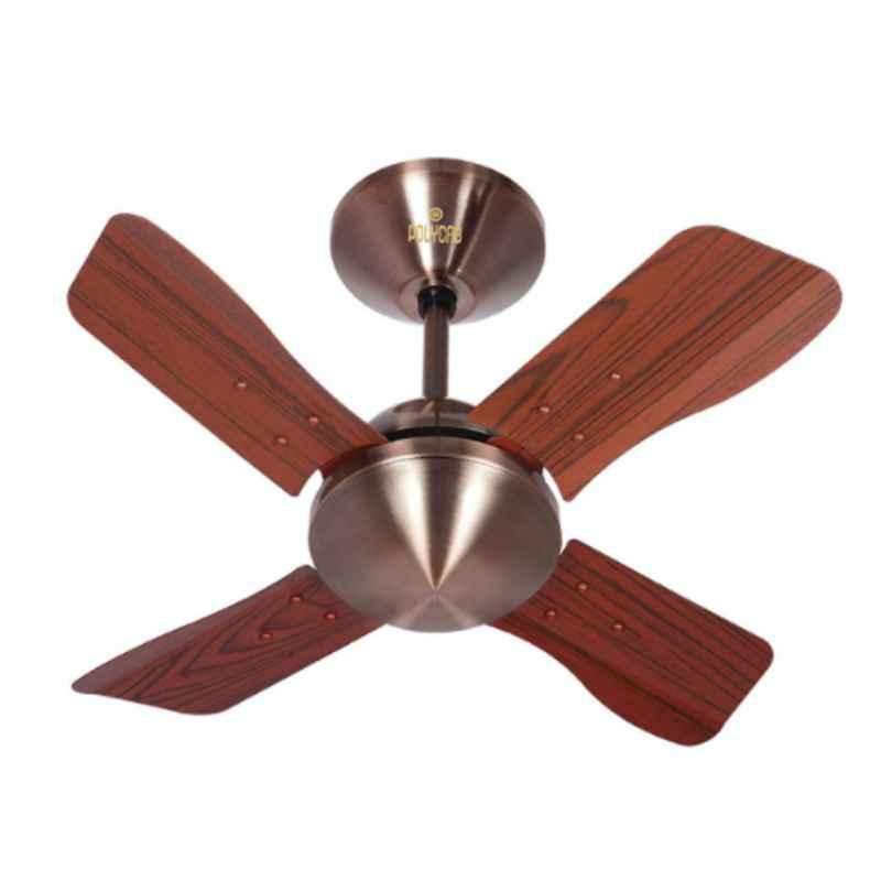 Polycab Superia Sp06 75W 800rpm Antique Copper Rosewood Premium Ceiling Fan