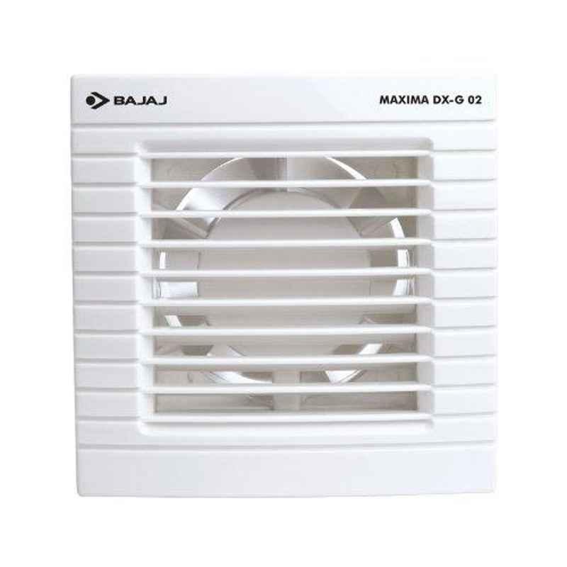 Bajaj Maxima DX-G 02 24W White Dom Exhaust Fan, Sweep: 150 mm, 70072