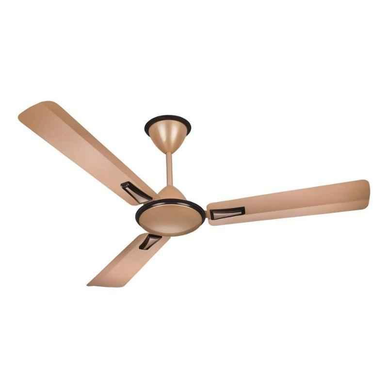 Finolex Cassandra 75W 390rpm Satin Gold Ceiling Fan, Sweep: 1200 mm