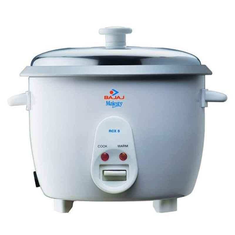 Bajaj 1.8L Majesty New RCX 5 White Multifunction Cooker, 680013