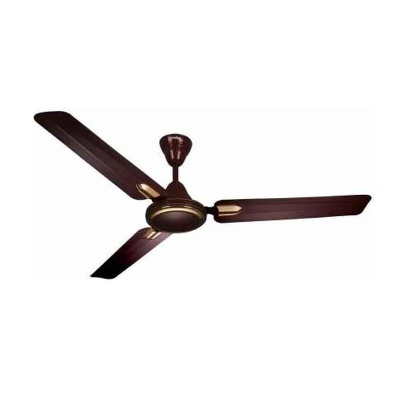 Finolex Ecosport Deco 66W 380rpm Brown Decorative Ceiling Fan, Sweep: 1200 mm