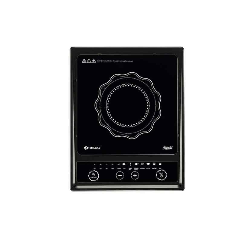 Bajaj Splendid 1200W Black Induction Cooktop, 740075