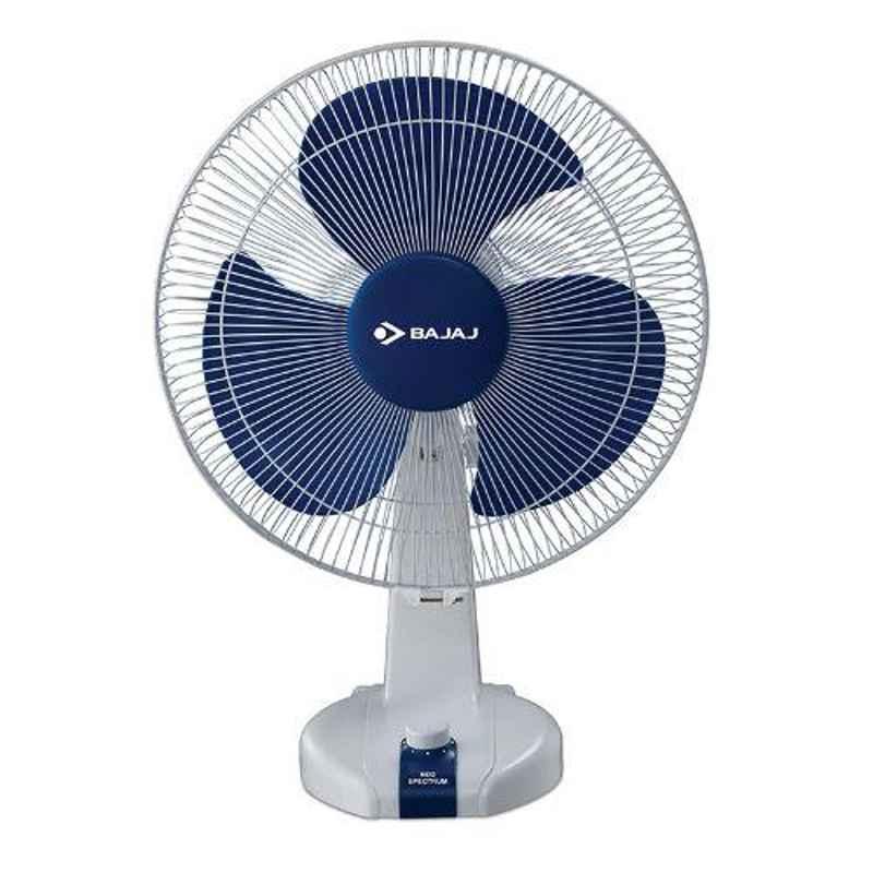 Bajaj Neo-Spectrum 2100 rpm Blue Table Fan, 250887, Sweep: 400 mm